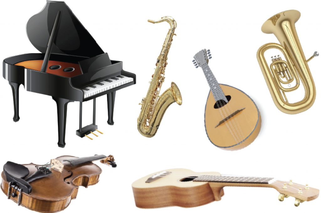 Examples of musical instruments that use soundboards to improve their sound include pianos, guitars, violins, saxophones and tubas.