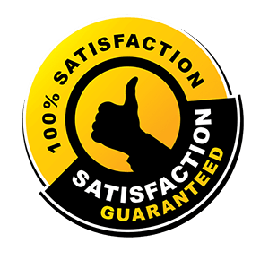 100 Percent Satisfaction Guaranteed Badge